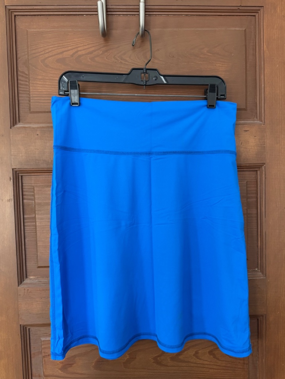 Carve Designs Rowan Fold Waist Pull On Cover Up Skirt Bright Blue, Size M
